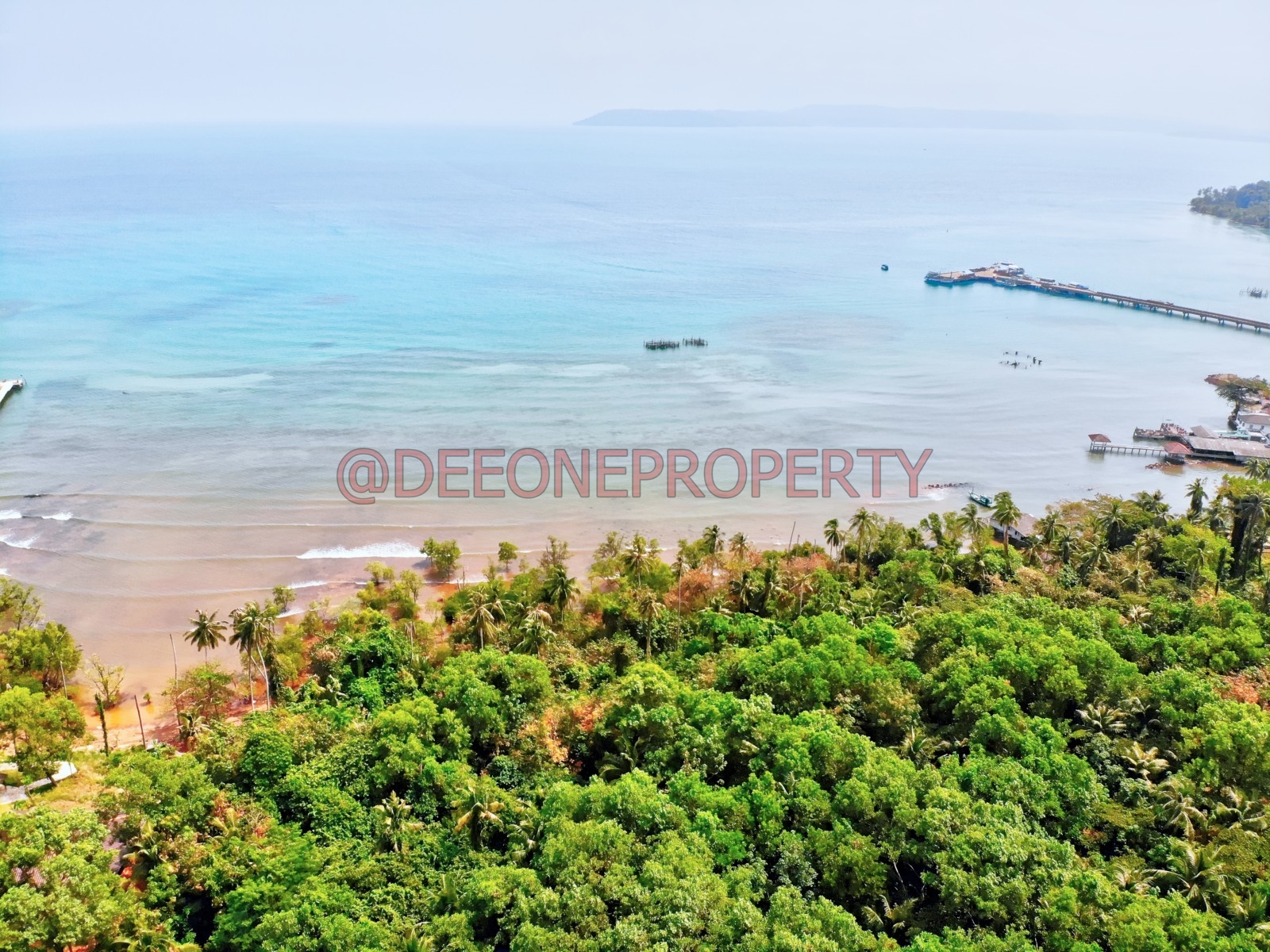Big Sea Front Land near Pier for Sale – Koh Mak