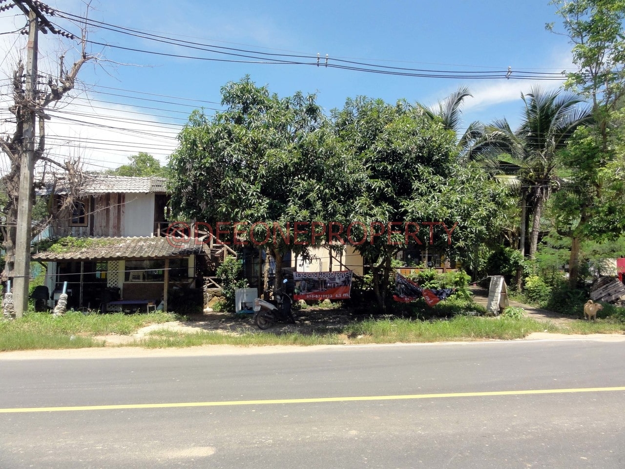 Land with Houses on Main Road – North East Coast, Koh Chang