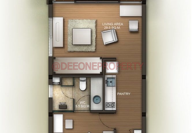 TBR_Floorplan 60 sq.m.Condominium