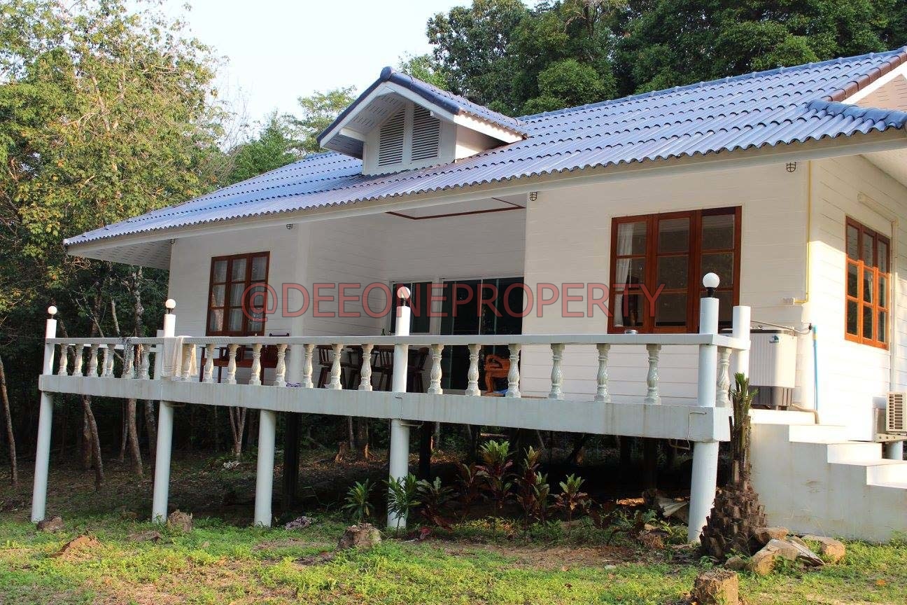 2 Houses with Big Land on Main road for Sale – Koh Kut